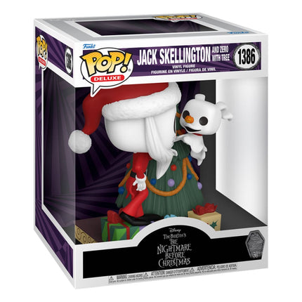 Jack & Zero w/Tree Nightmare before Christmas 30th POP! Deluxe Vinyl Figure 9 cm - 1386