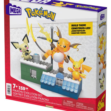 Pikachu Evolution Set Pokémon MEGA Construx Construction Set