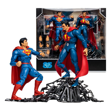 Superman vs Superman of Earth-3 (Gold Label) DC Multiverse Acion Figure 18 cm